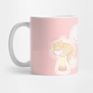 Mushroom Cats (With Background) Mug